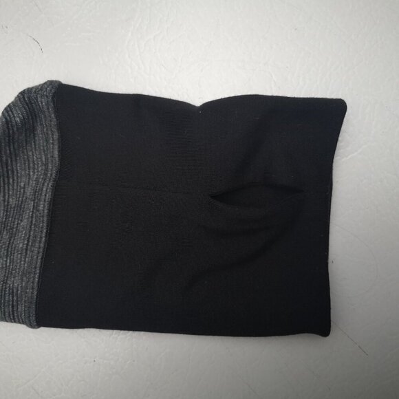 Hyba Warm Systems Ladies Size Large Grey & Black Turtleneck Fleece Lined Top - Picture 9 of 12